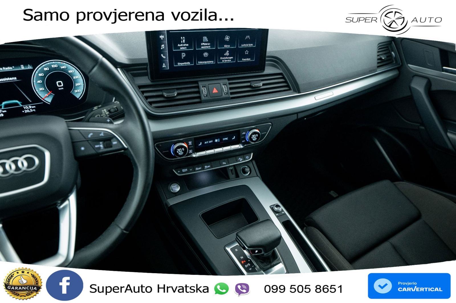 Audi Q5 40 TDI quattro ultra S tronic S line 204 KS, ACC+KAM+VIRT+NAVI, fotografija 13