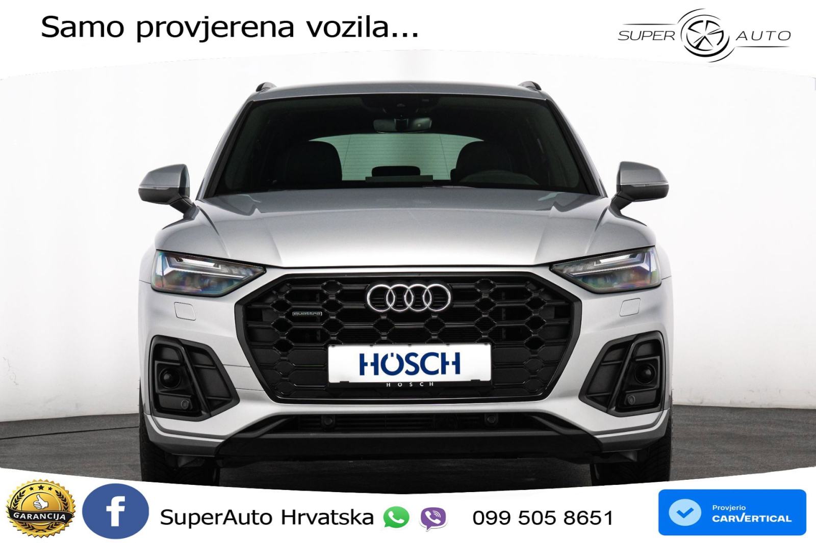 Audi Q5 50 TFSIe quattro S tronic 2x S line 299 KS, ACC+KAM+GR SJED+VI, fotografija 2