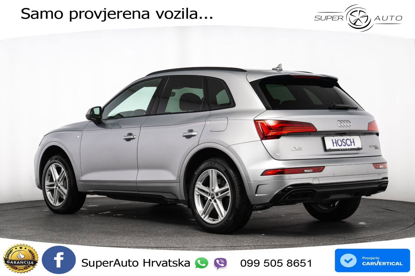 Audi Q5 50 TFSIe quattro S tronic 2x S line 299 KS, ACC+KAM+GR SJED+VI, fotografija 5