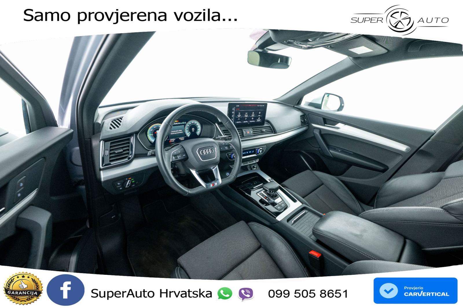 Audi Q5 50 TFSIe quattro S tronic 2x S line 299 KS, ACC+KAM+GR SJED+VI, fotografija 10