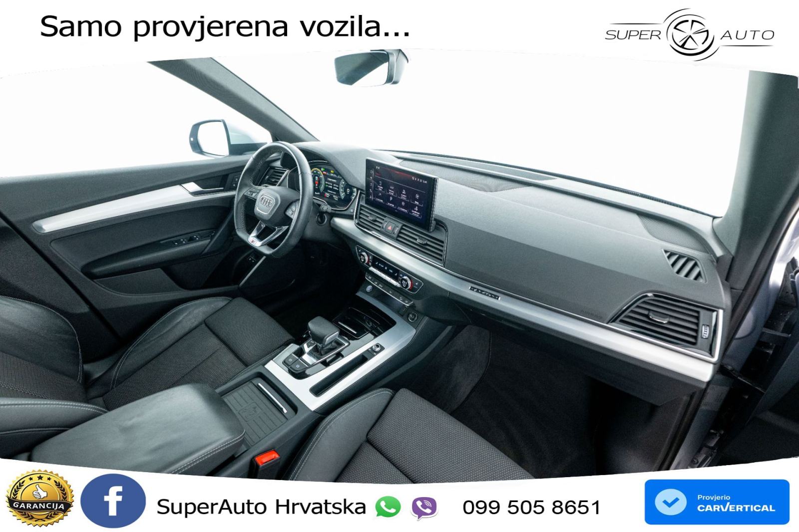 Audi Q5 50 TFSIe quattro S tronic 2x S line 299 KS, ACC+KAM+GR SJED+VI, fotografija 12