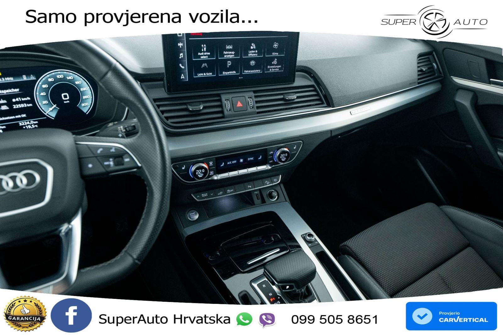 Audi Q5 50 TFSIe quattro S tronic 2x S line 299 KS, ACC+KAM+GR SJED+VI, fotografija 13
