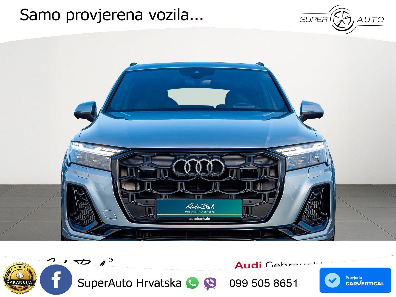 Audi Q7 55 TFSI quattro Aut. S line 340 KS, PANO+ZRAČ+360+GR SJED+HEAD, fotografija 2