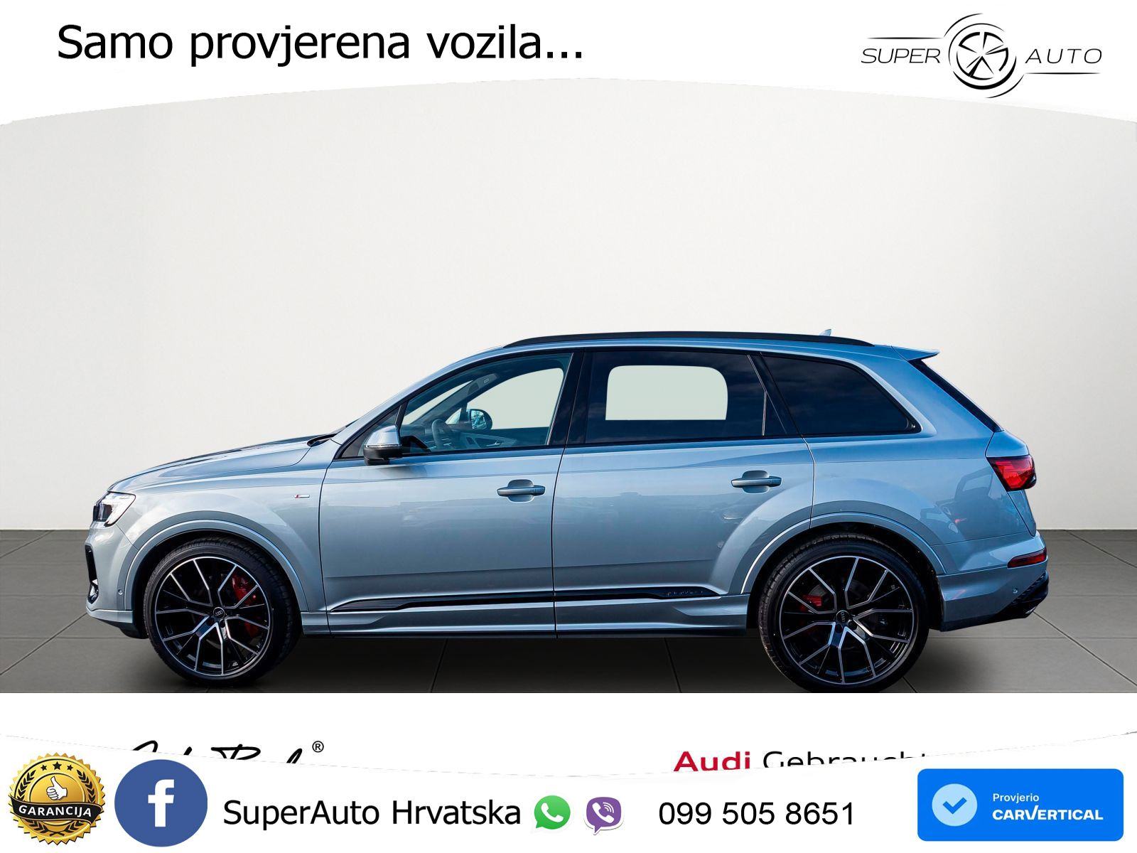 Audi Q7 55 TFSI quattro Aut. S line 340 KS, PANO+ZRAČ+360+GR SJED+HEAD, fotografija 3