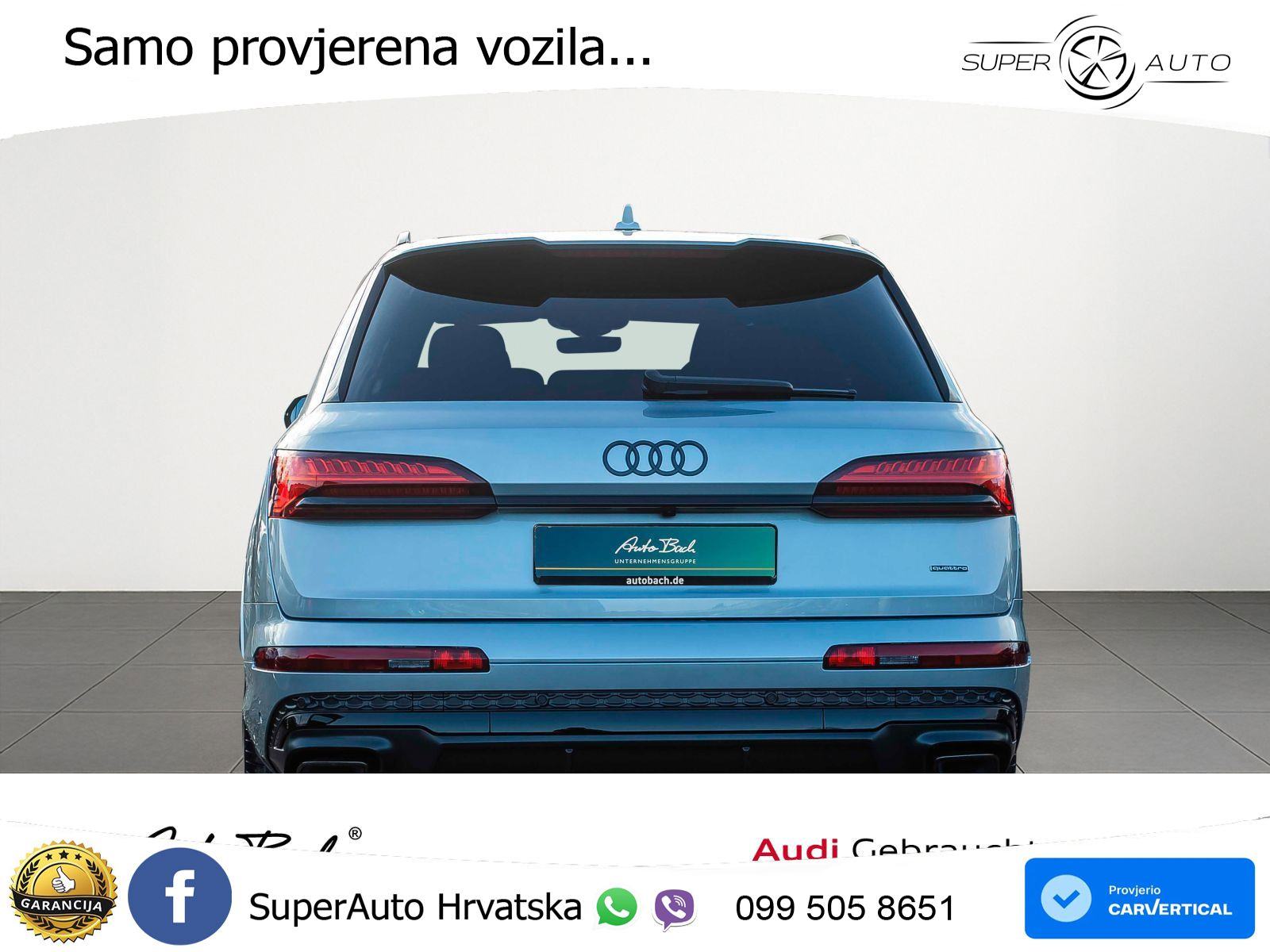 Audi Q7 55 TFSI quattro Aut. S line 340 KS, PANO+ZRAČ+360+GR SJED+HEAD, fotografija 5