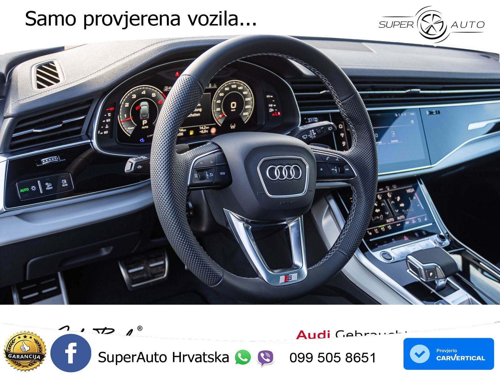 Audi Q7 55 TFSI quattro Aut. S line 340 KS, PANO+ZRAČ+360+GR SJED+HEAD, fotografija 8