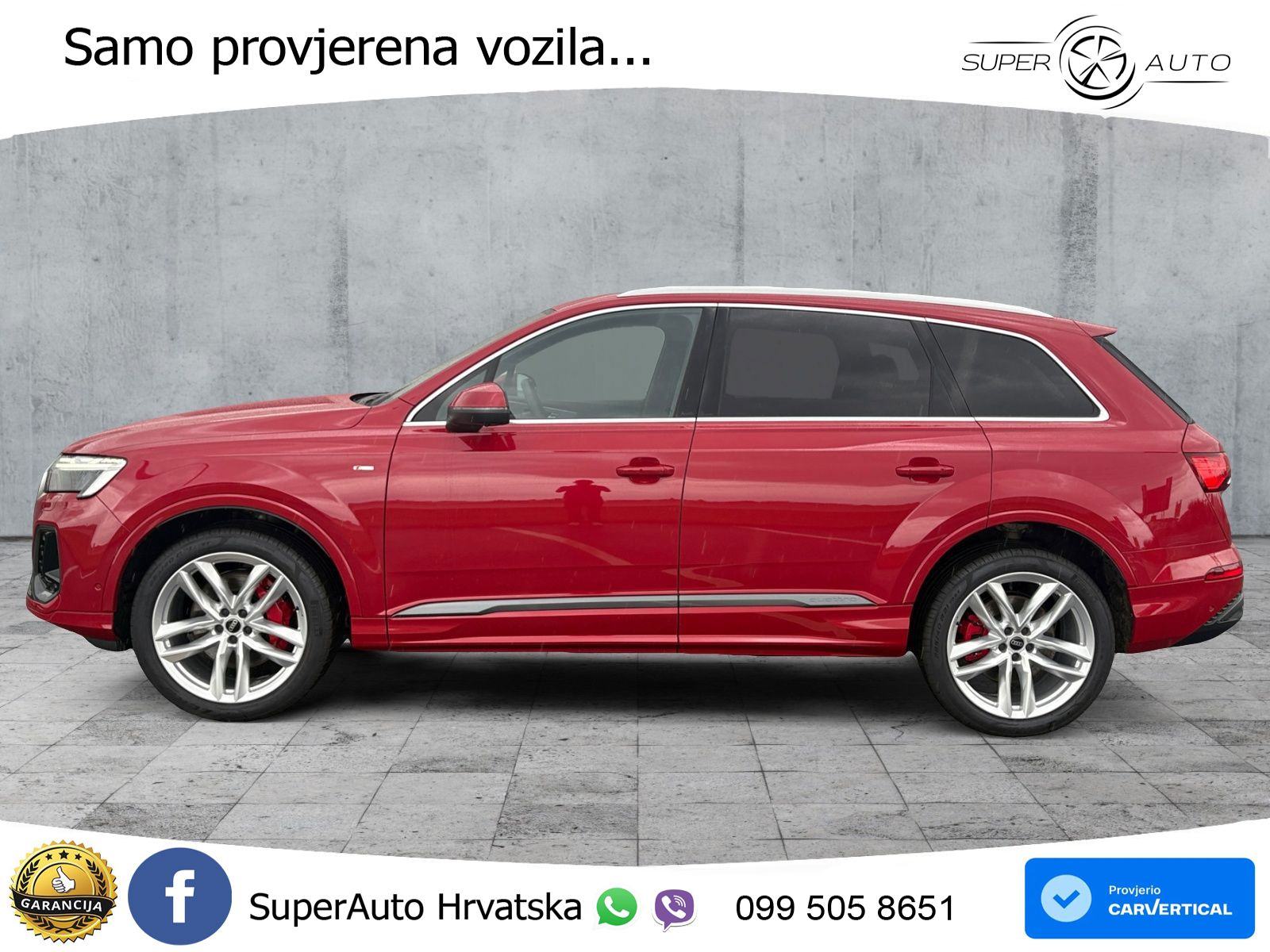 Audi Q7 55 TFSI quattro Aut. S line 340 KS, PANO+ZRAČ+360+GR SJED+HEAD, fotografija 3