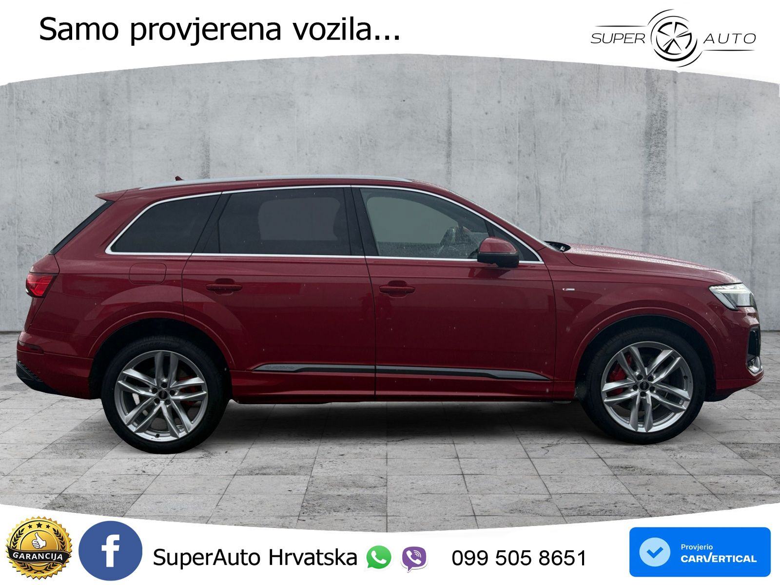Audi Q7 55 TFSI quattro Aut. S line 340 KS, PANO+ZRAČ+360+GR SJED+HEAD, fotografija 6