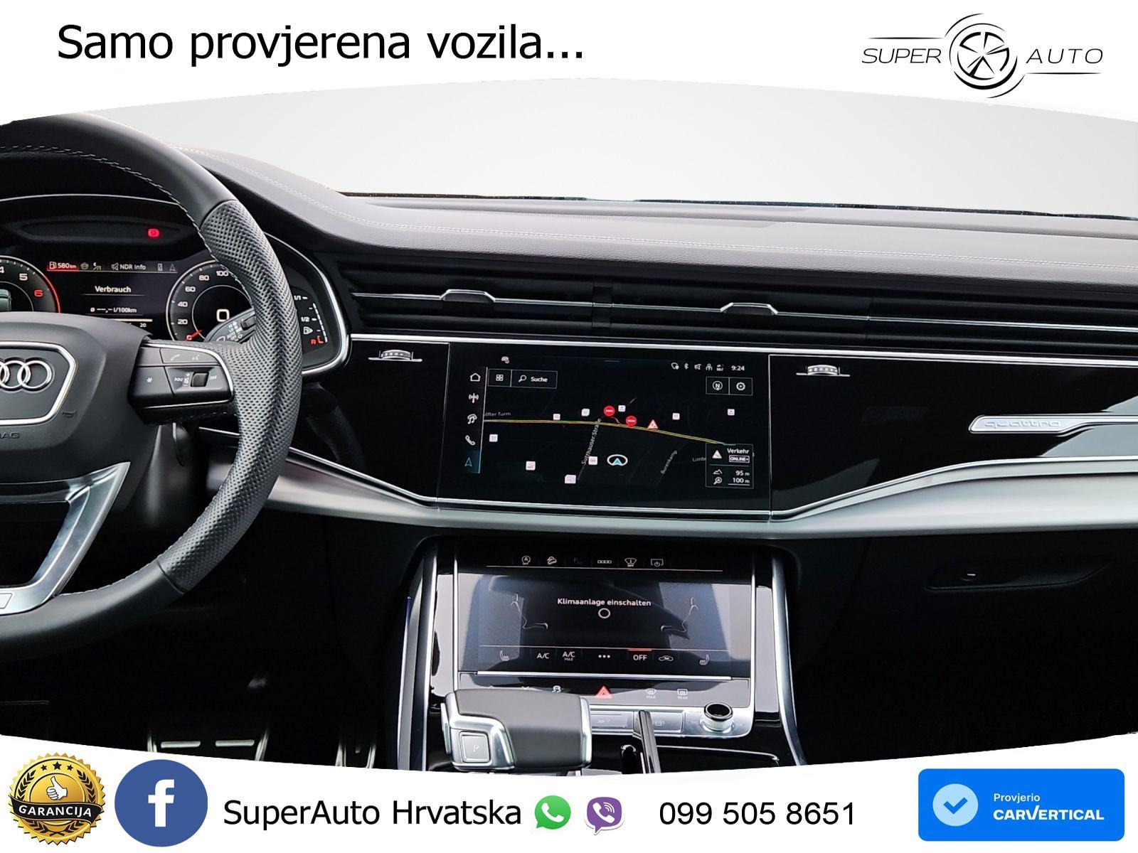 Audi Q7 55 TFSI tiptronic quattro S line 340 KS, PANO+ZRAČ+360+GR SJED, fotografija 7