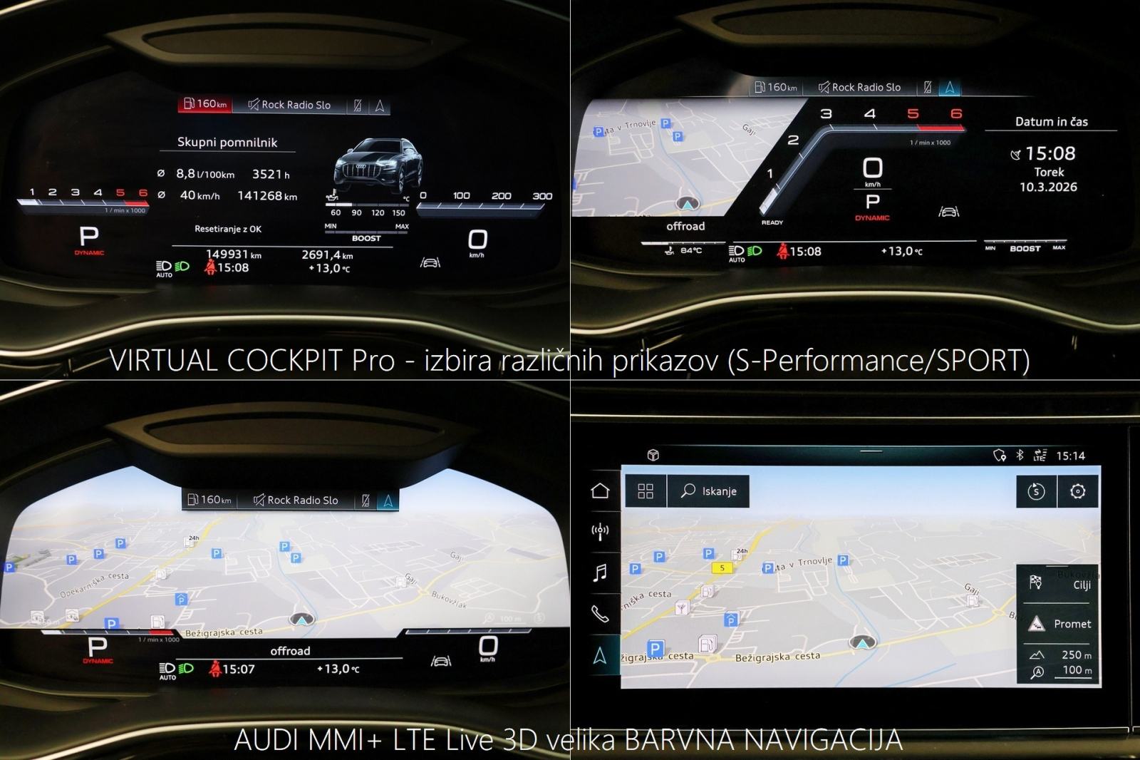 Audi SQ8 V8 4.0TDI Quattro Tiptronic 480KS HD Matrix RADAR, fotografija 11