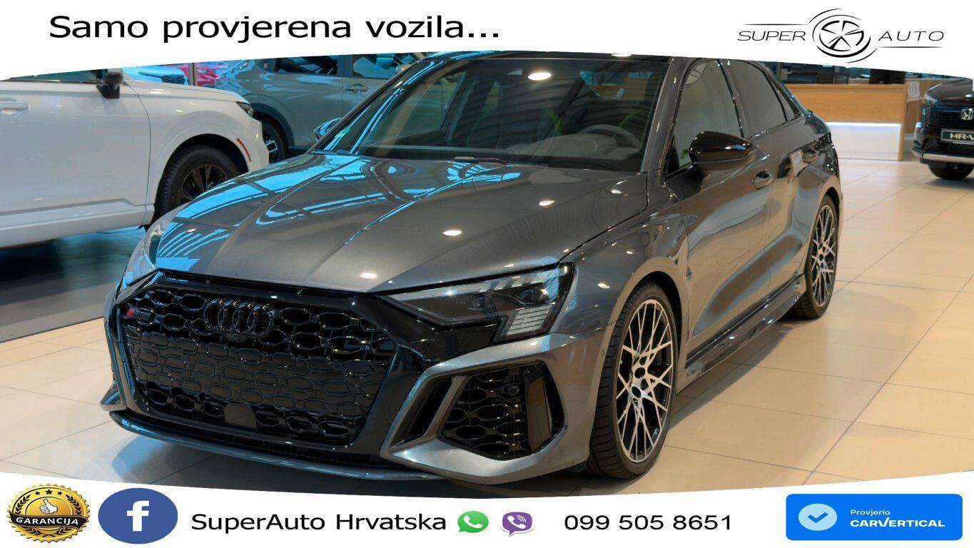 Audi RS3 Sedan 2.5 TFSI (400 KS) quattro S tronic LED+GR SJED+ACC, fotografija 3