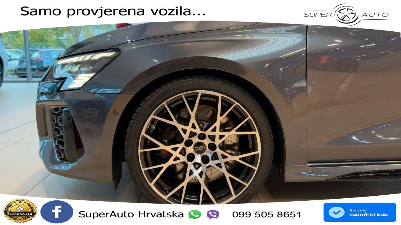 Audi RS3 Sedan 2.5 TFSI (400 KS) quattro S tronic LED+GR SJED+ACC, fotografija 4