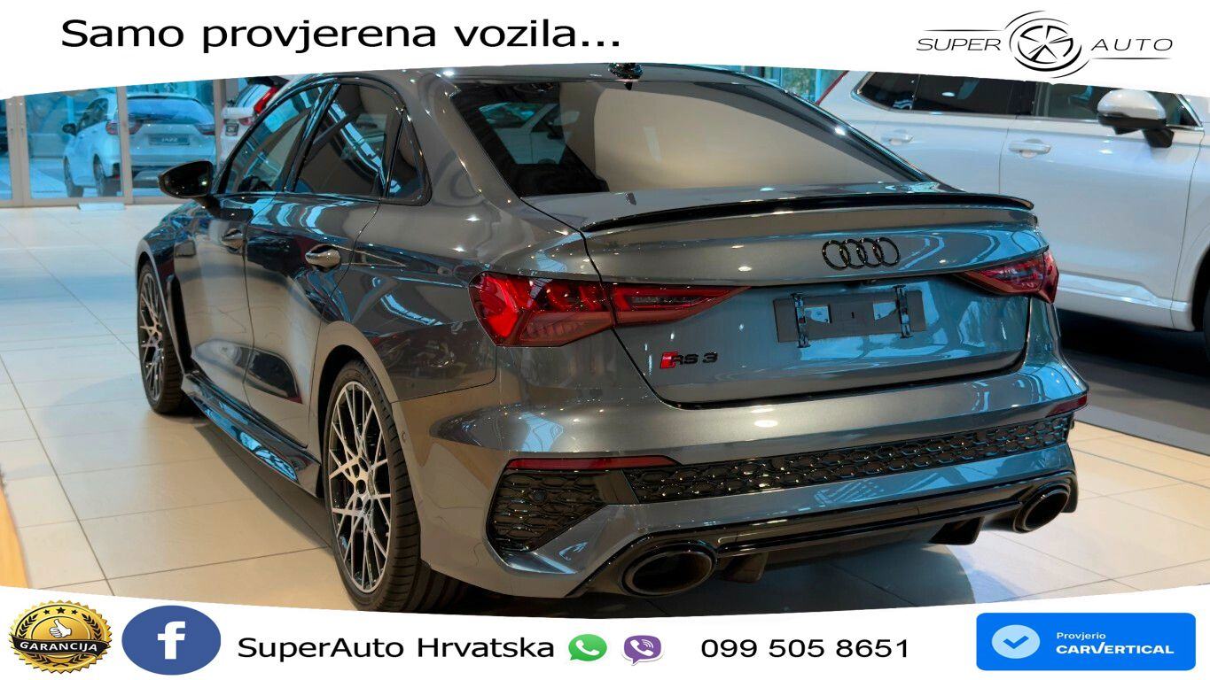 Audi RS3 Sedan 2.5 TFSI (400 KS) quattro S tronic LED+GR SJED+ACC, fotografija 6