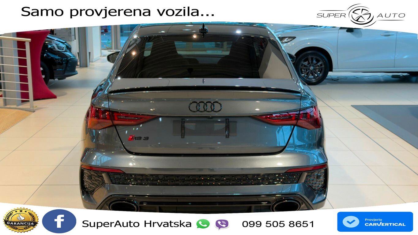 Audi RS3 Sedan 2.5 TFSI (400 KS) quattro S tronic LED+GR SJED+ACC, fotografija 7