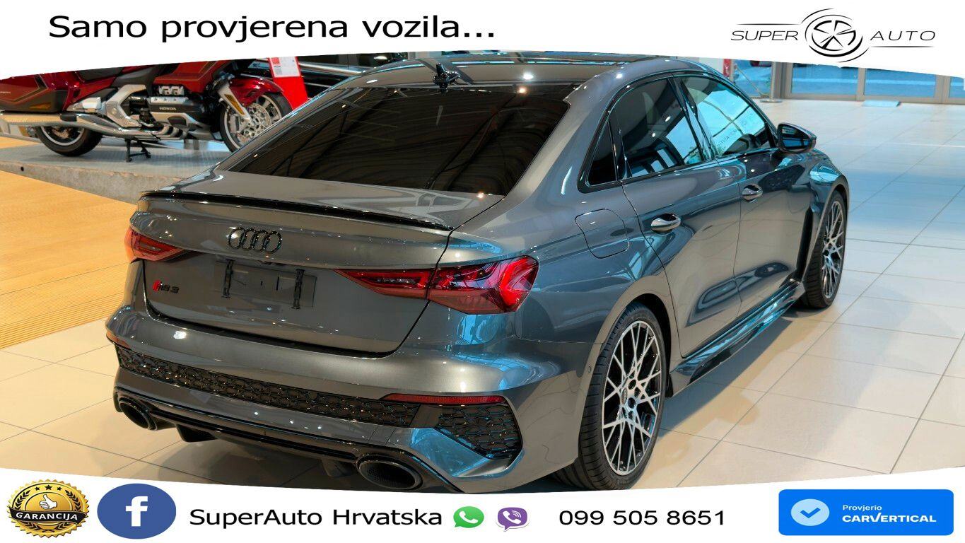 Audi RS3 Sedan 2.5 TFSI (400 KS) quattro S tronic LED+GR SJED+ACC, fotografija 9