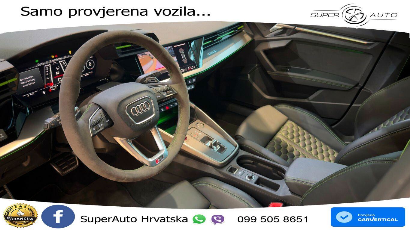 Audi RS3 Sedan 2.5 TFSI (400 KS) quattro S tronic LED+GR SJED+ACC, fotografija 10