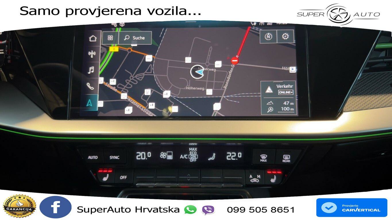 Audi RS3 Sedan 2.5 TFSI (400 KS) quattro S tronic LED+GR SJED+ACC, fotografija 17