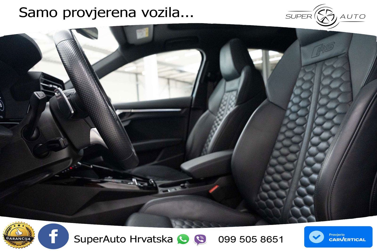 Audi RS3 Sportback 2.5 TFSI (400 KS) quattro S tronic LED+GR SJED+ACC, fotografija 10