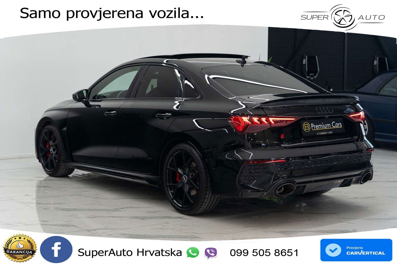 Audi RS3 Sportback 2.5 TFSI (400 KS) quattro S tronic LED+GR SJED+ACC, fotografija 14