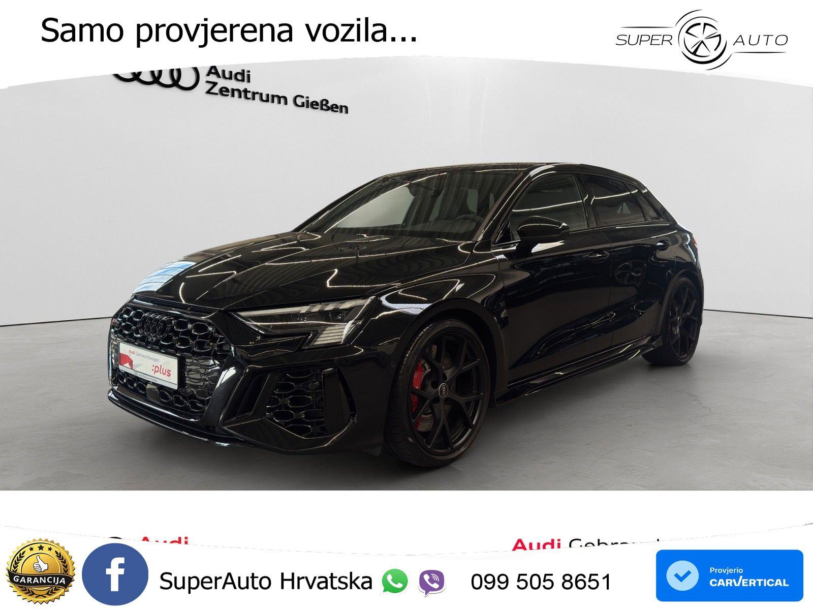 Audi RS3 Sportback 2.5 TFSI (400 KS) quattro S tronic LED+GR SJED+ACC, fotografija 1
