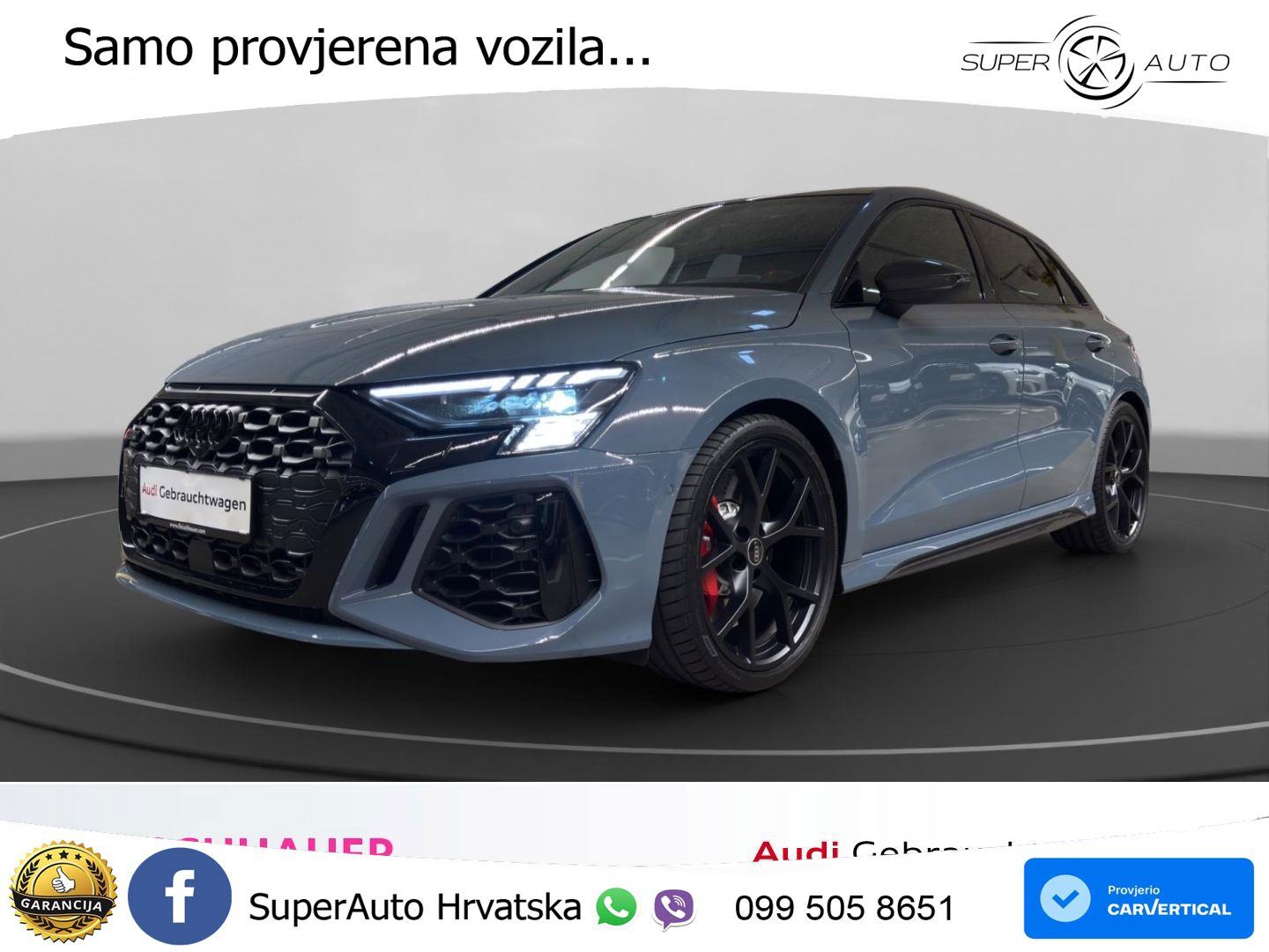Audi RS3 Sportback 2.5 TFSI (400 KS) quattro S tronic, fotografija 1