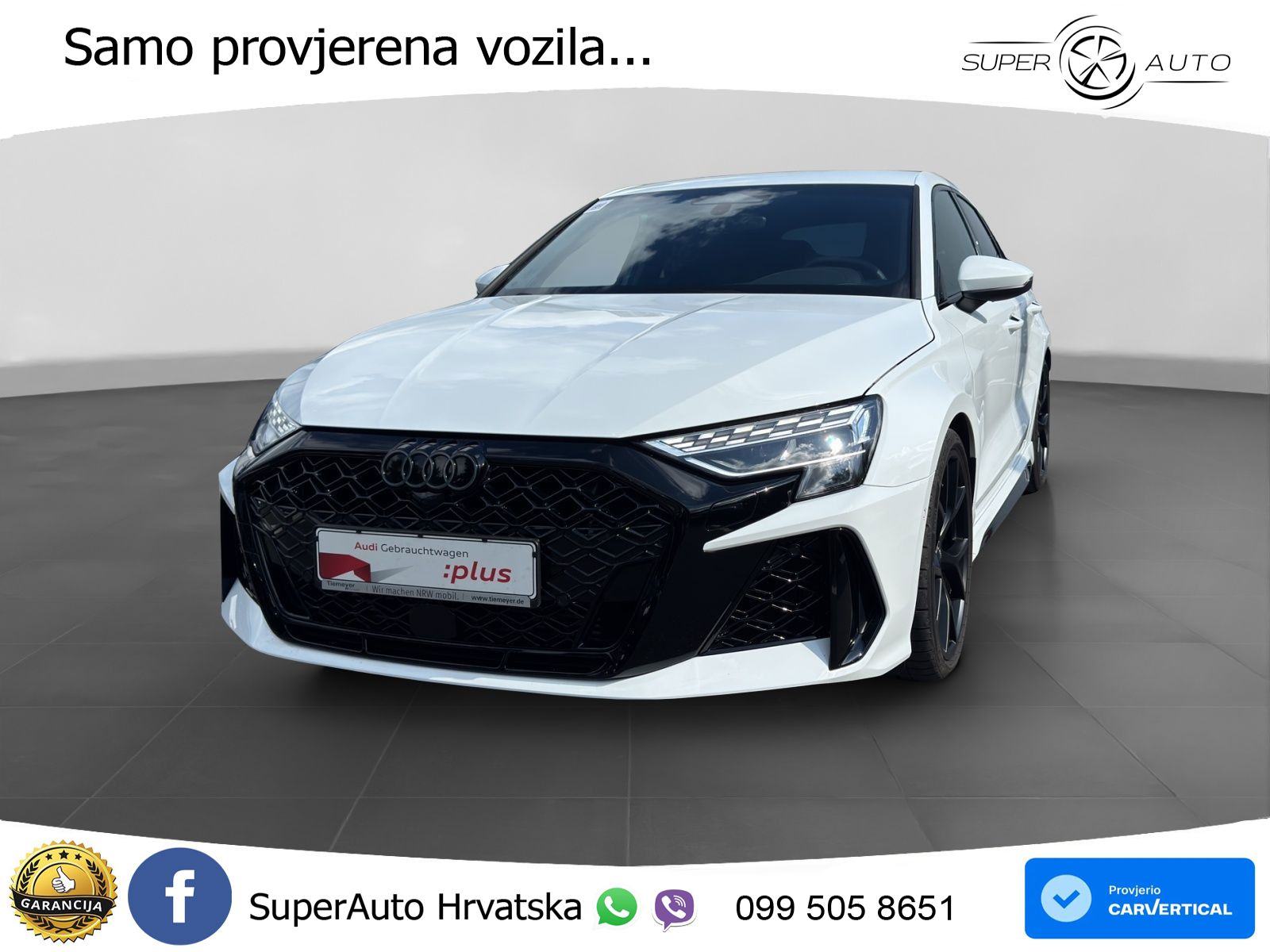 Audi RS3 Sportback 2.5 TFSI (400 KS) quattro S tronic, fotografija 1