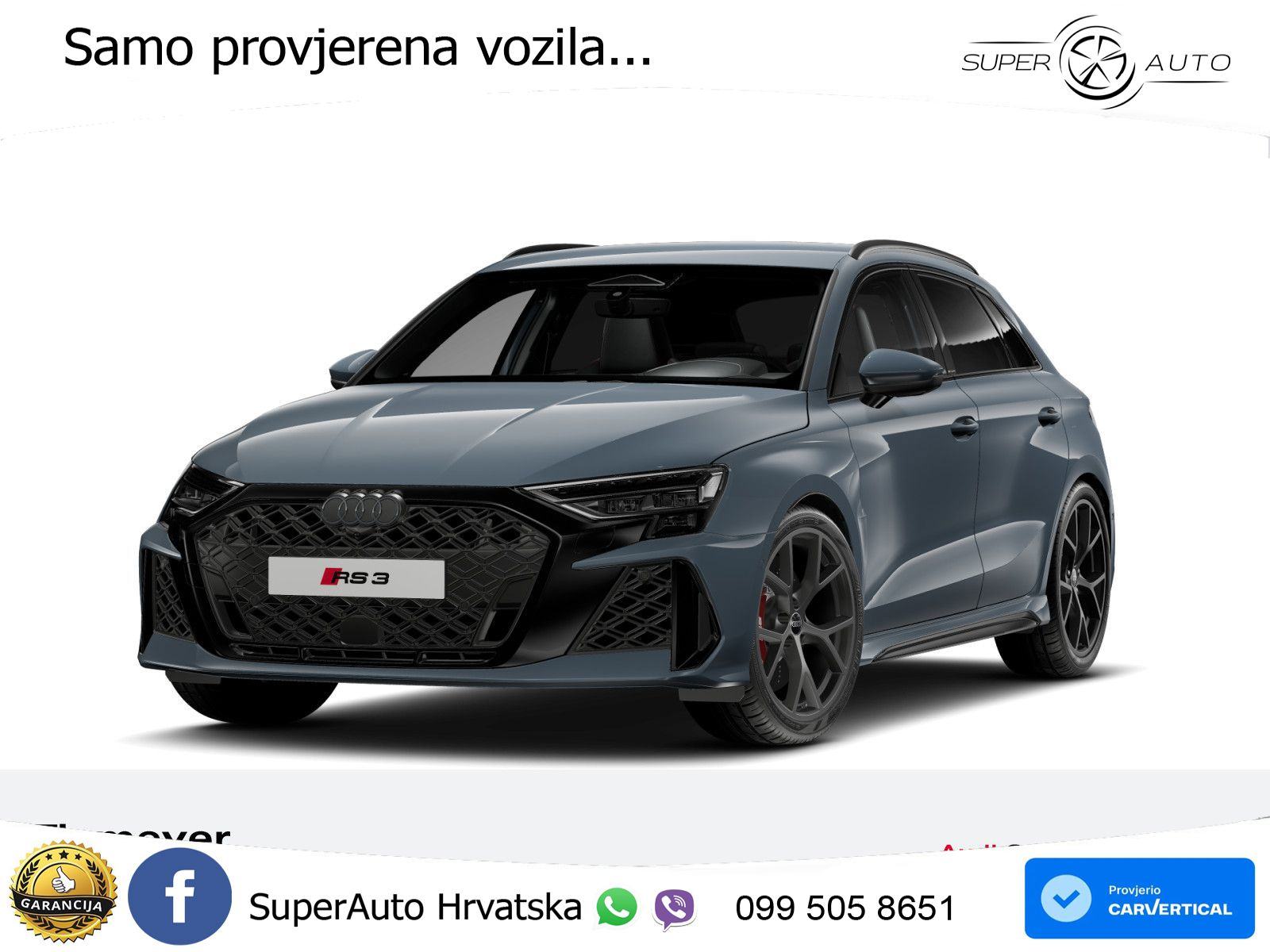 Audi RS3 Sportback 2.5 TFSI (400 KS) quattro S tronic