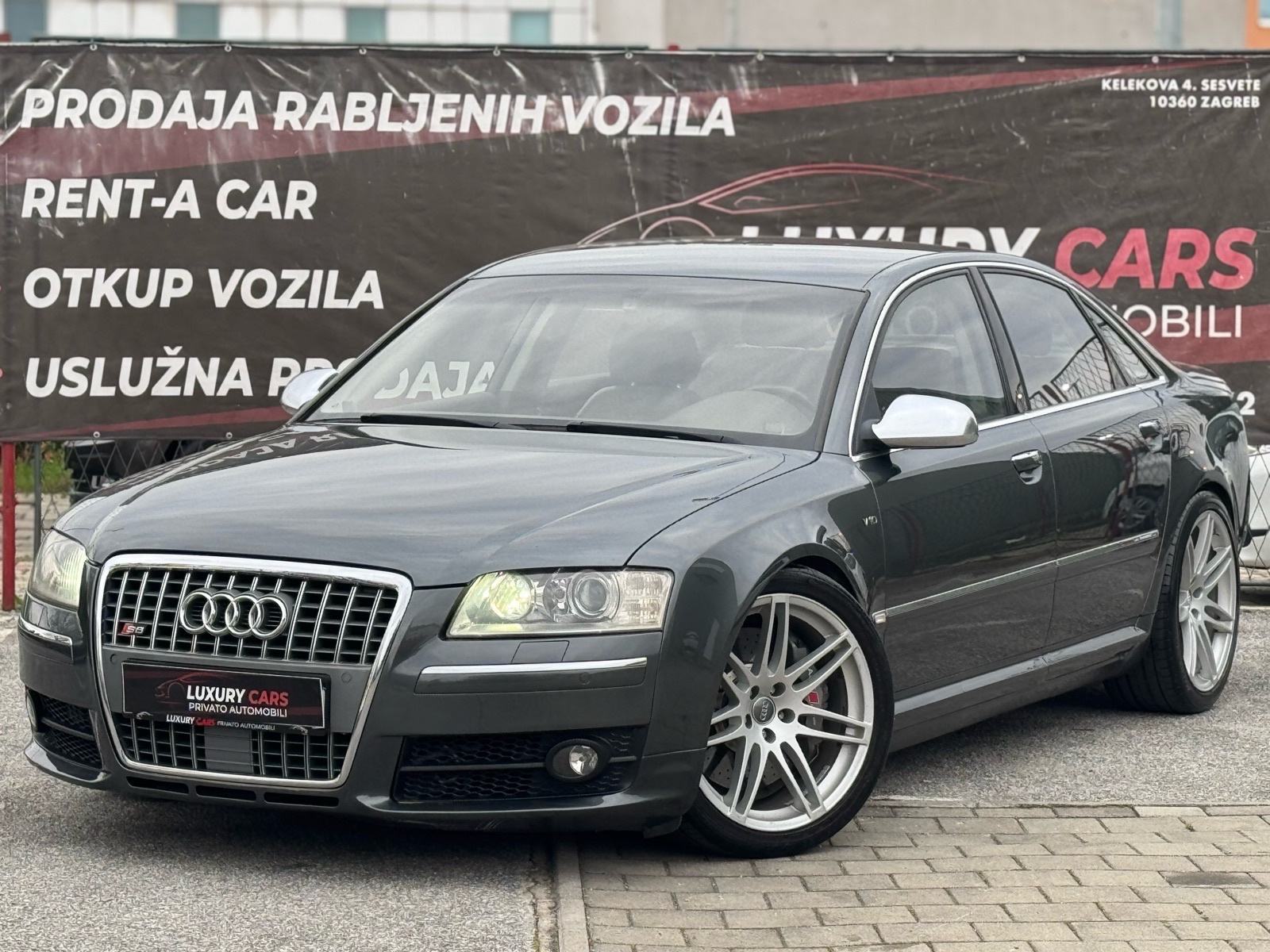 Audi S8 5,2 V10 450ks F1 Keramičke kočnice,Bang&Olfusen,TV,Klapne,20”, fotografija 4
