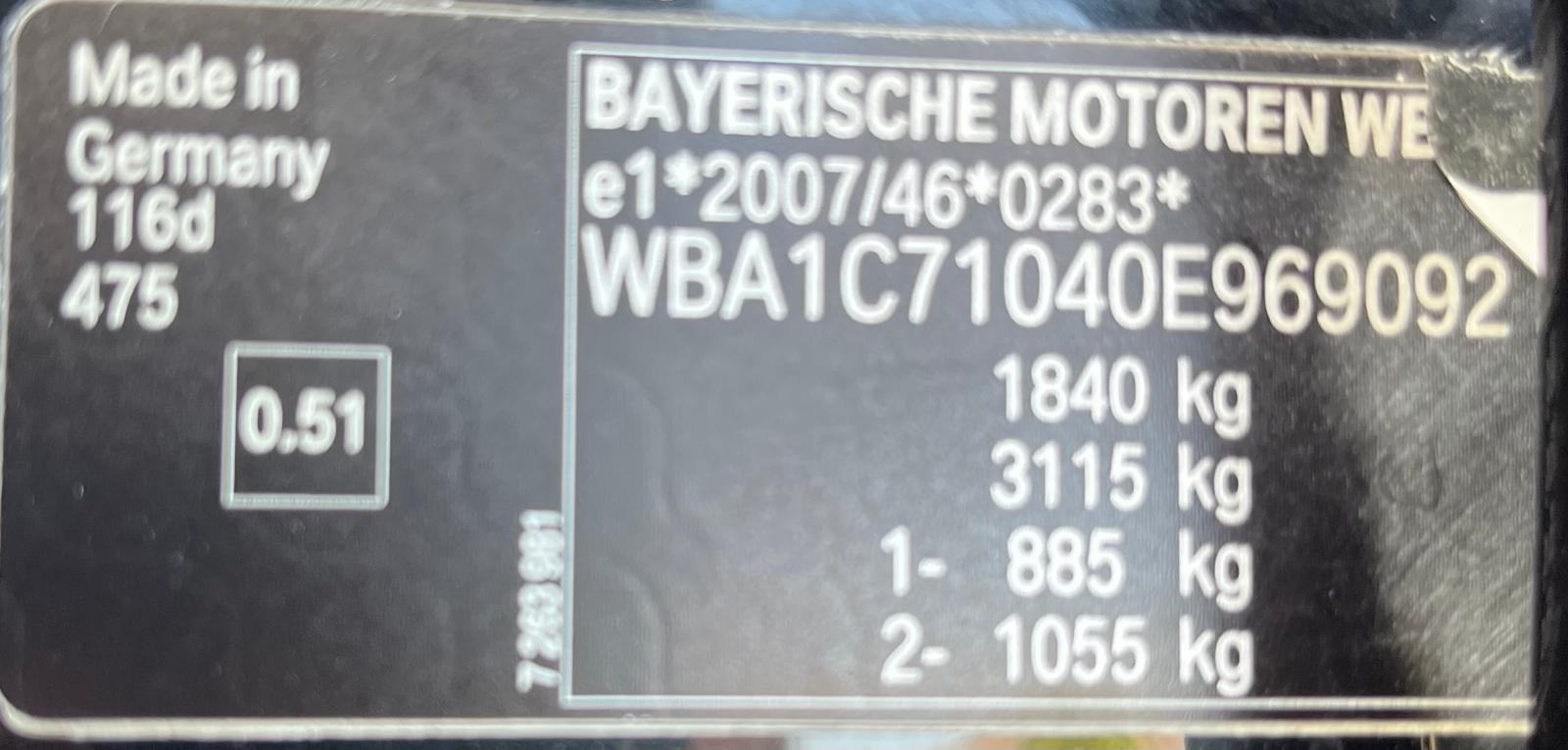 BMW 116d Urban Line NAVI PDC AUT.KLIMA ALU 17 REG 02/2027, fotografija 20