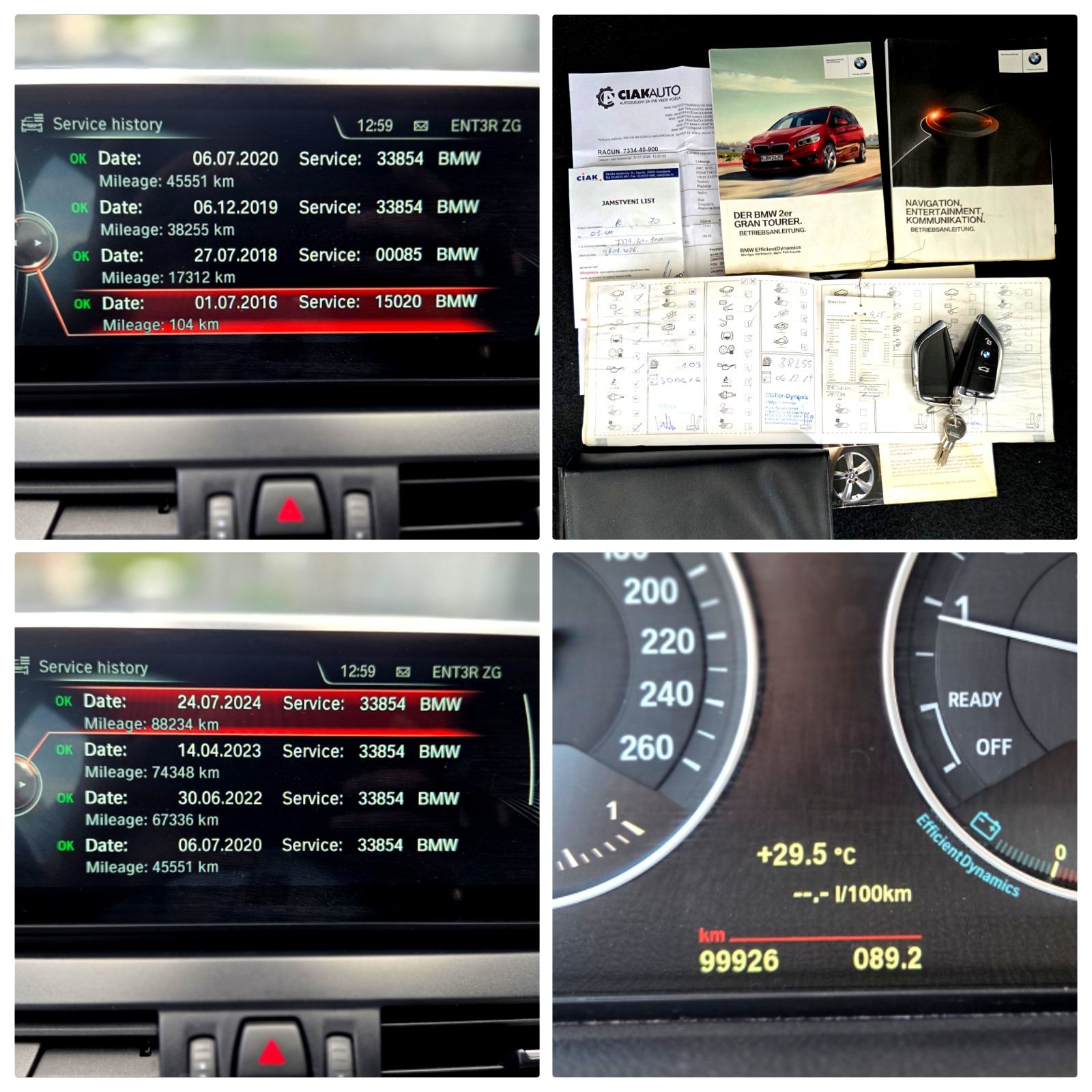 BMW 218i GRAN TOURER LUXURY LINE | 7 SJEDALA | 99.000 KM | VEL SERVIS, fotografija 16