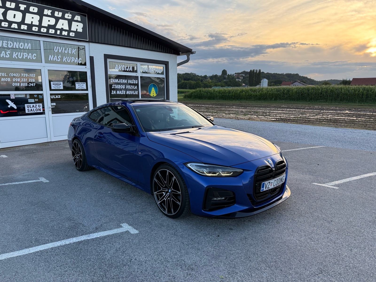 BMW 420d COUPE, M-SPORT, BMW PREMIUM SELECTION,20”,360KAM,AMBI,LED, fotografija 3