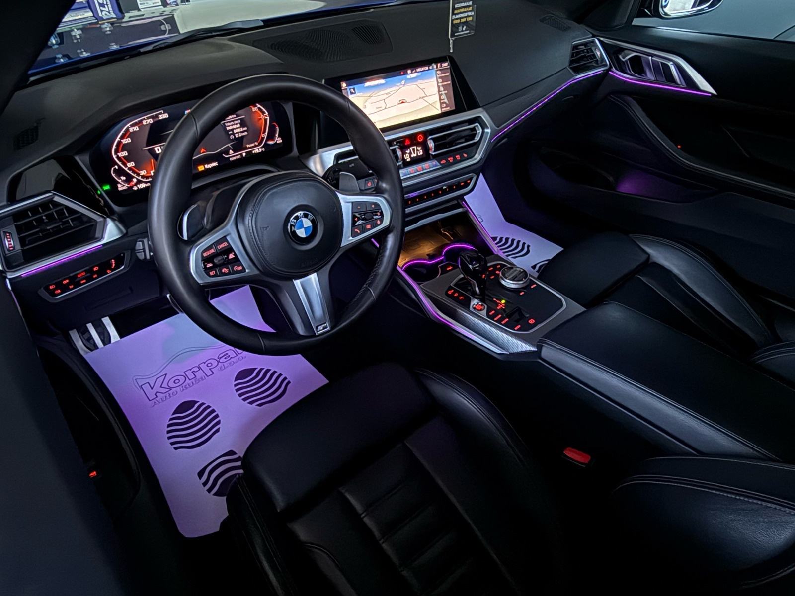 BMW 420d COUPE, M-SPORT, BMW PREMIUM SELECTION,20”,360KAM,AMBI,LED, fotografija 9