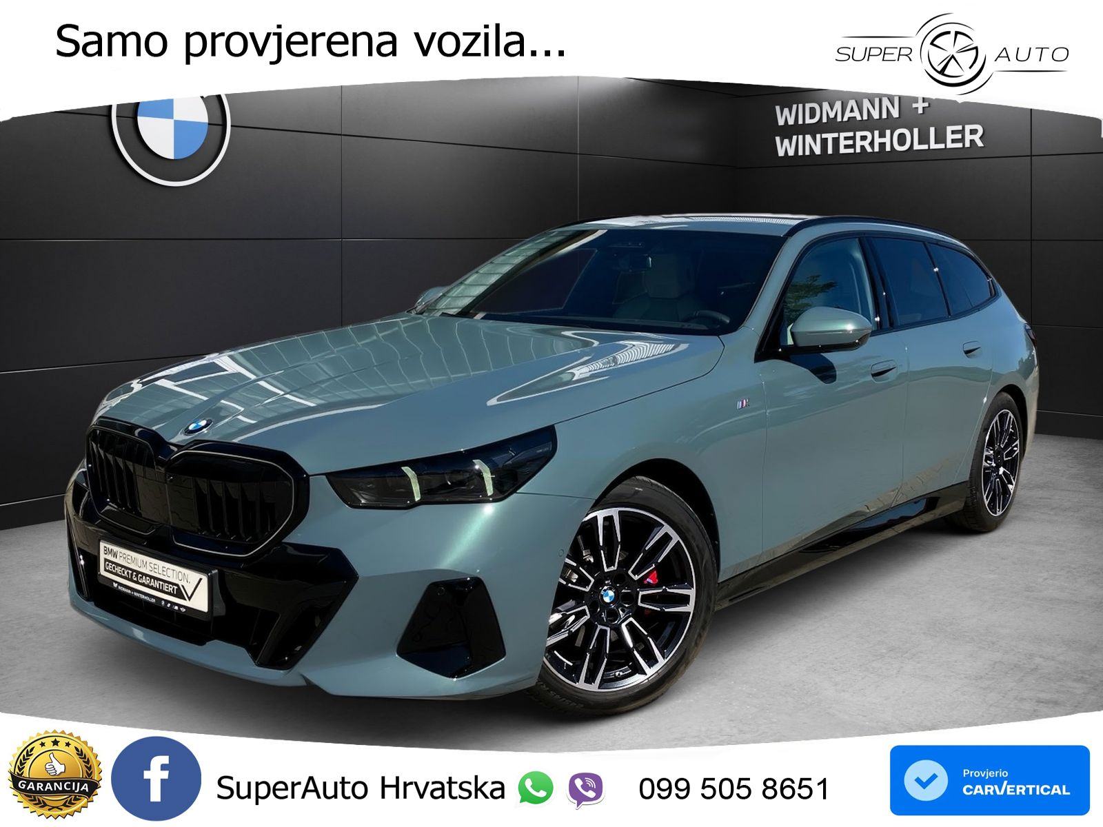 BMW 520d Touring (197 KS) xDrive Steptronic M Sport LED+GR SJED+ACC, pogled izvana - slika 1