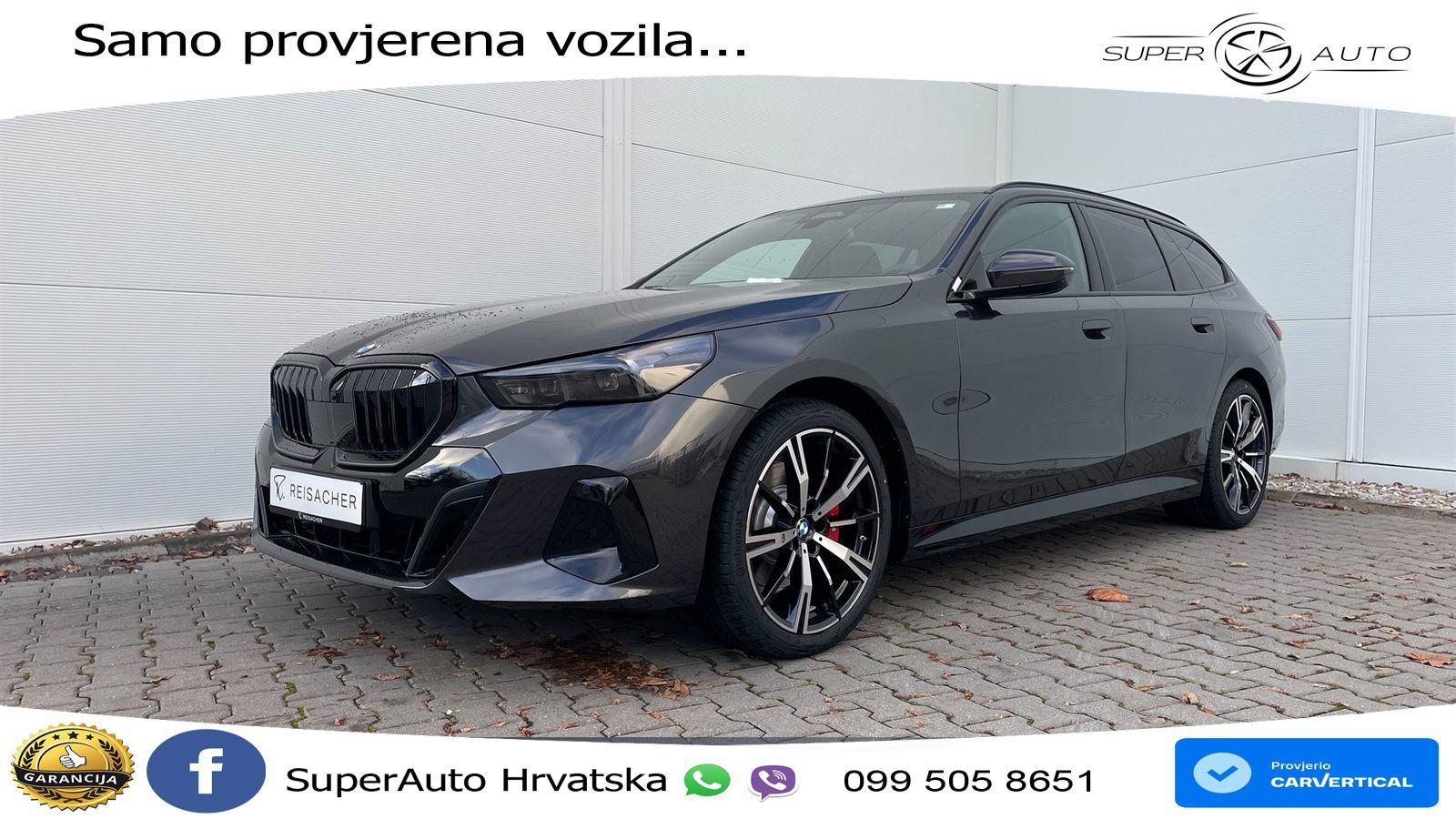 BMW 520d Touring (197 KS) xDrive Steptronic M Sport LED+GR SJED+ACC, pogled izvana - slika 1