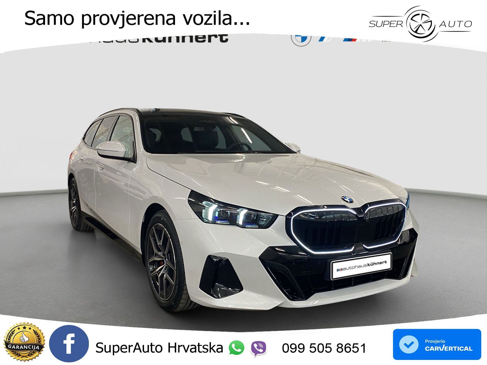 BMW 520d Touring (197 KS) xDrive Steptronic M Sport LED+GR SJED+ACC, pogled izvana - slika 1