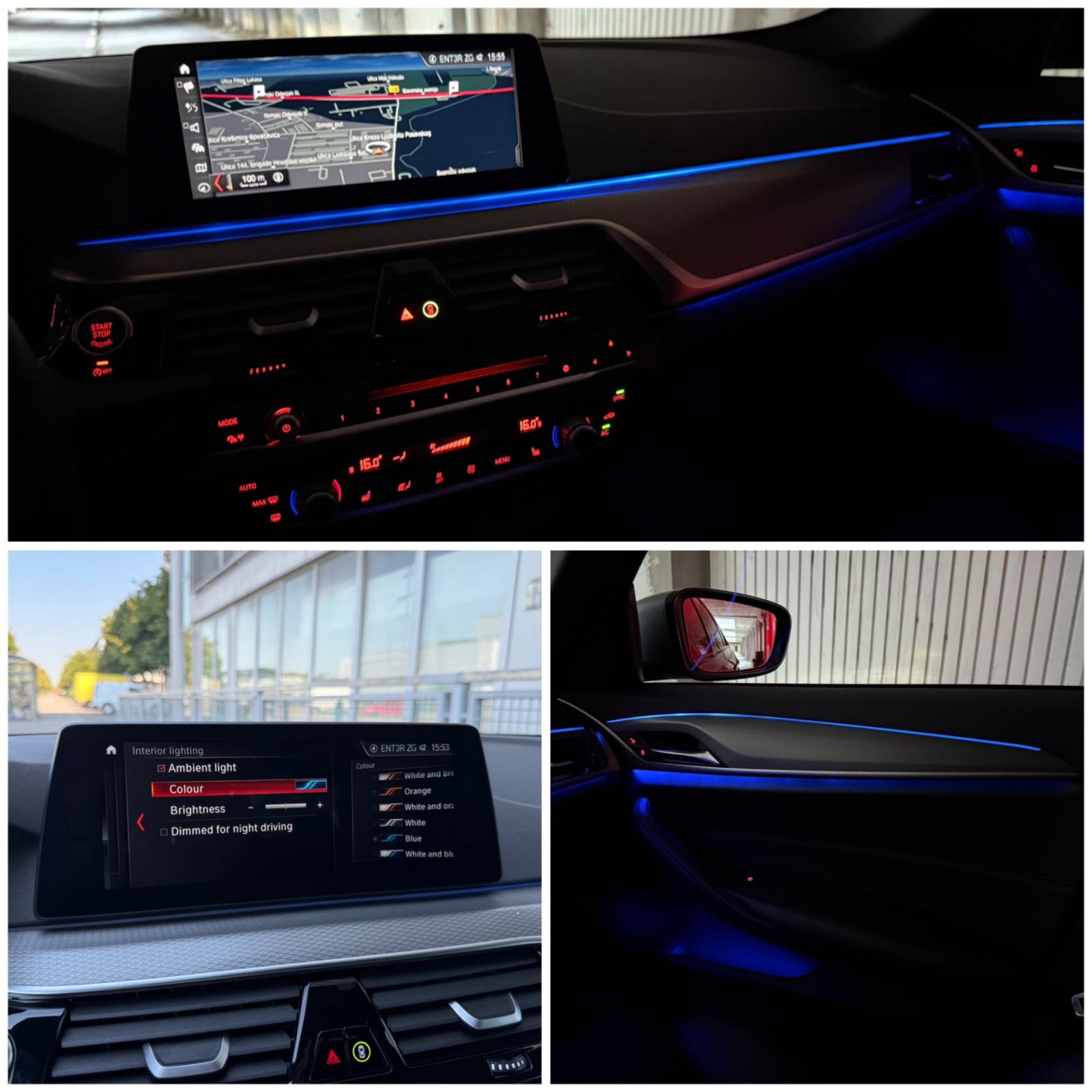 BMW 520d xDrive M-PAKET °VIRTUAL°ŠIBER°KAMERA-360°HEAD-UP°LEASING°, fotografija 19