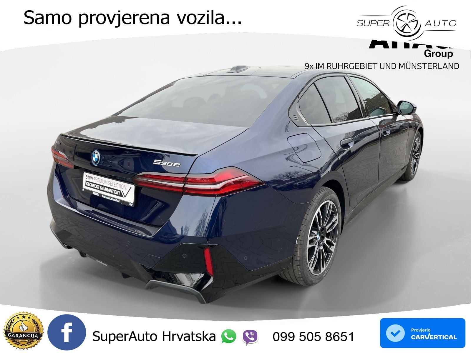 BMW 530e xDrive Steptronic M Sport Pro 299 KS, PANO+ACC+4xGR SJED+360+, fotografija 4
