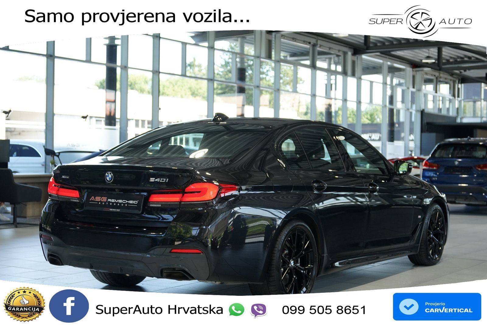 BMW 540i xDrive Aut. M Sport 333 KS, ACC+KAM+GR SJED+VIRT+KEY, fotografija 6