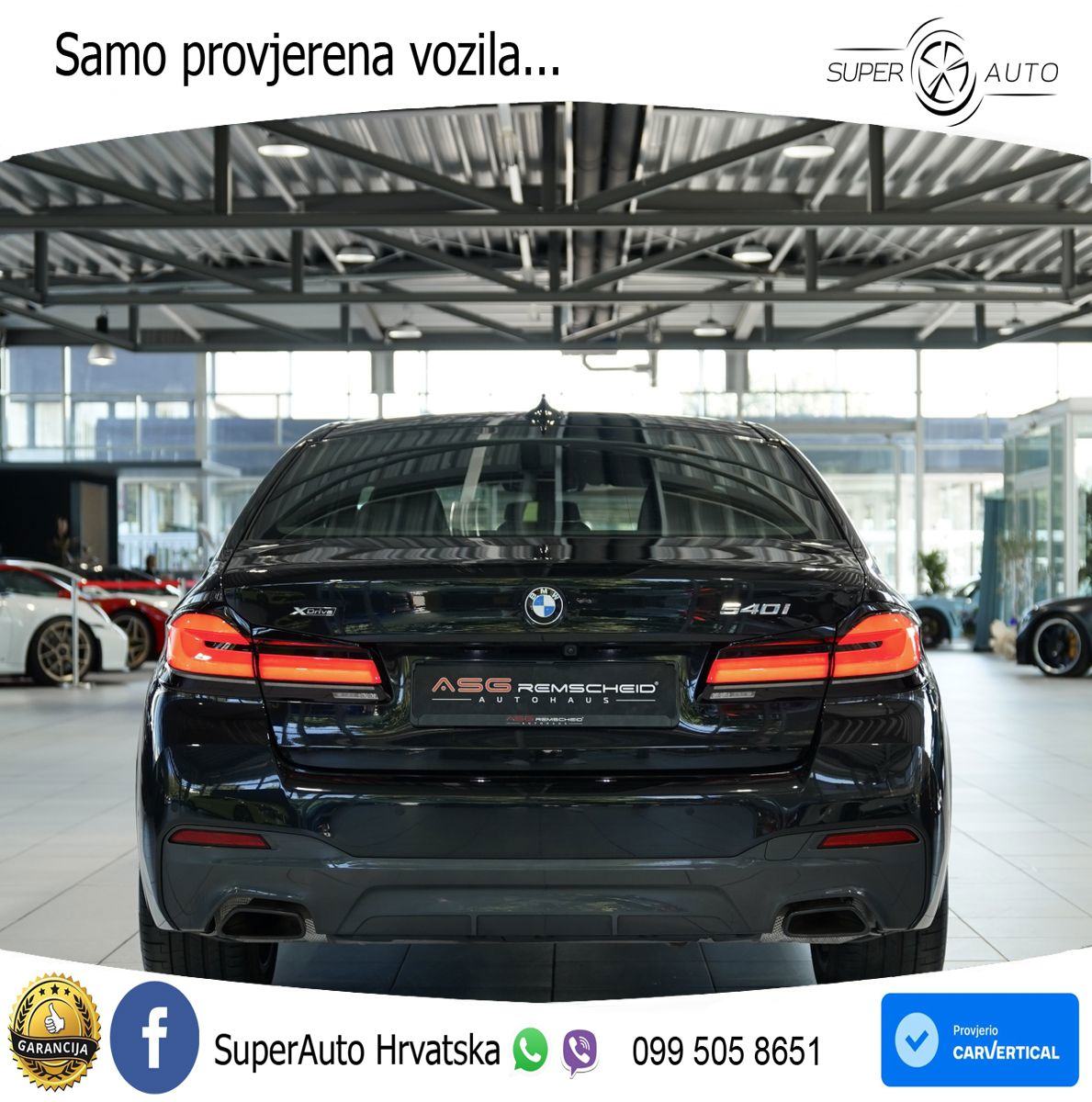 BMW 540i xDrive Aut. M Sport 333 KS, ACC+KAM+GR SJED+VIRT+KEY, fotografija 7