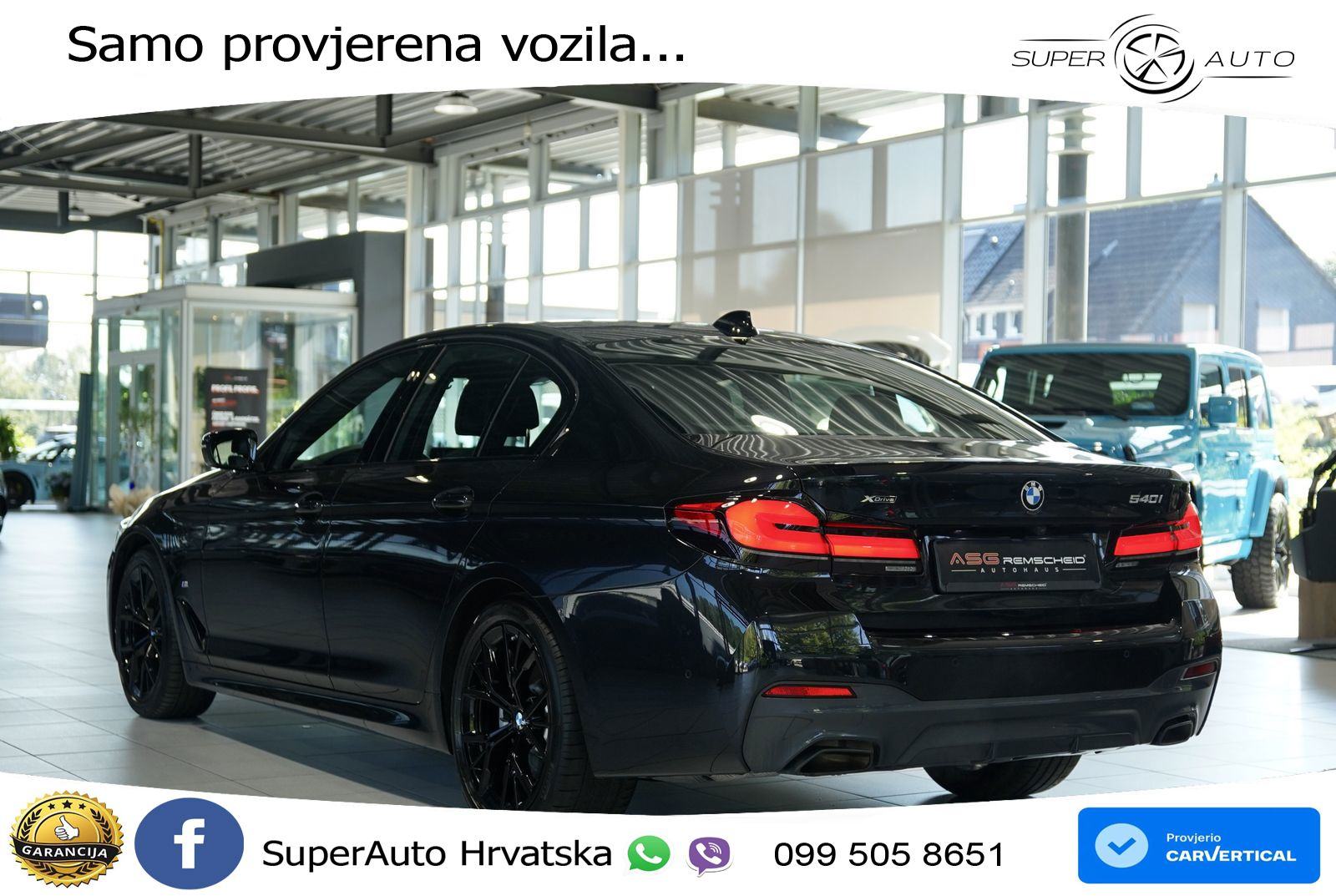BMW 540i xDrive Aut. M Sport 333 KS, ACC+KAM+GR SJED+VIRT+KEY, fotografija 8