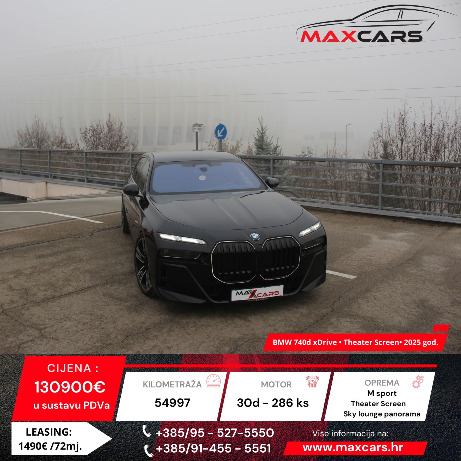 BMW 740xDrive•DOSTUPNO ODMAH•Executive Lounge•Theater Screen•PDV•New 7, pogled izvana - slika 1