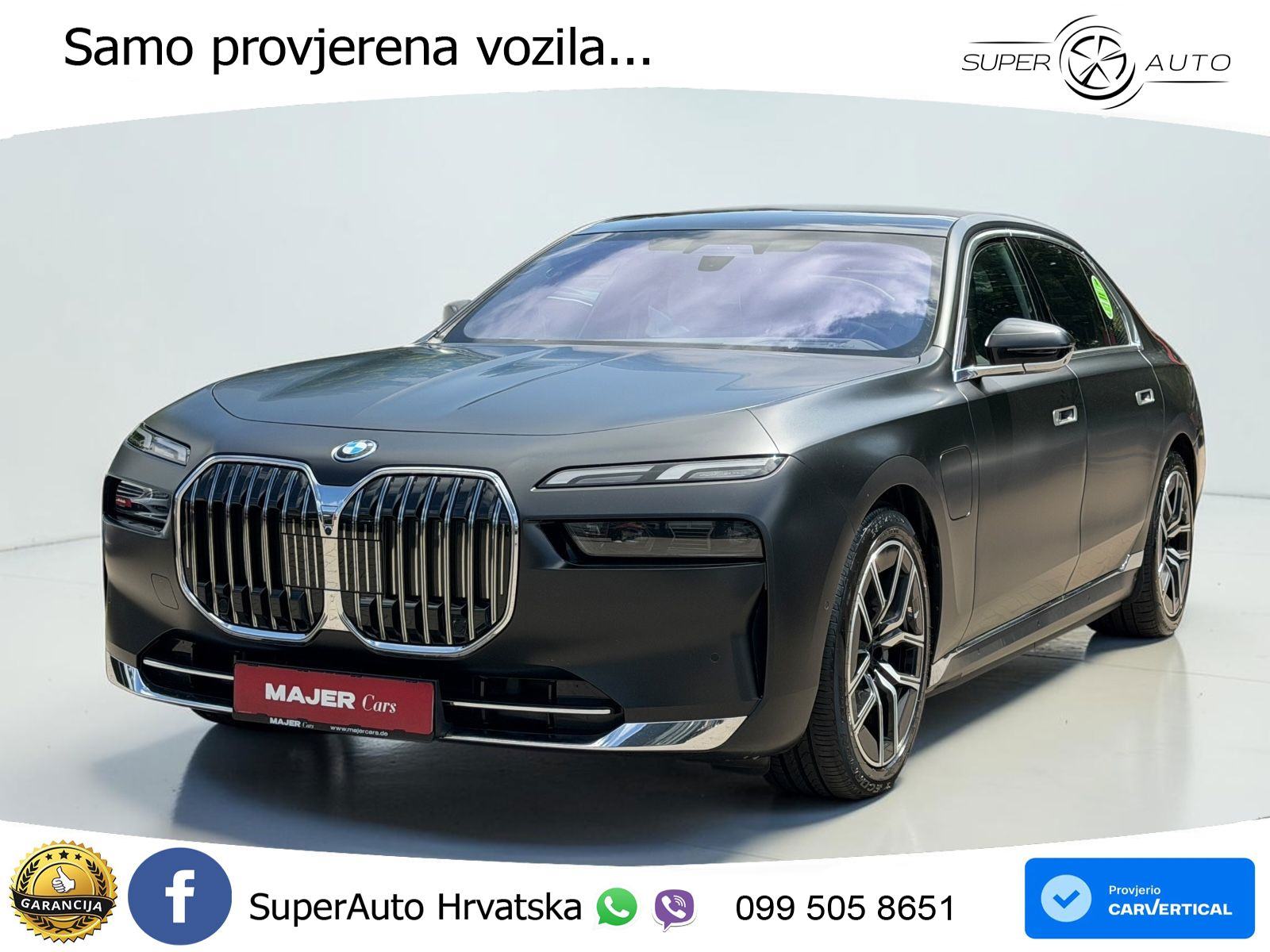 BMW 750e xDrive Steptronic Design 489 KS, ZRAČNI+LED+ACC+4xGR SJED+360