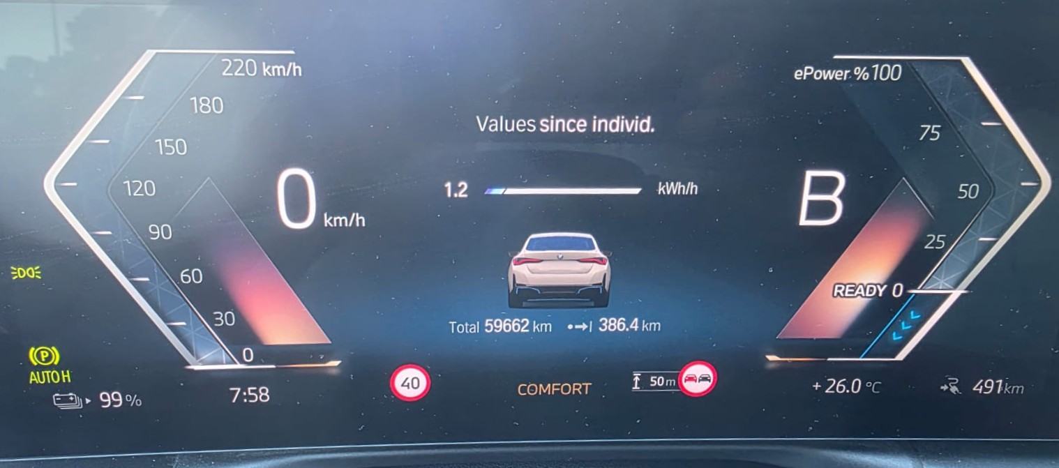 ➡️ BMW i4 eDrive40 84kWh VirtualCockpit LED NAVI PDC R-Cam Temp 2022., fotografija 7