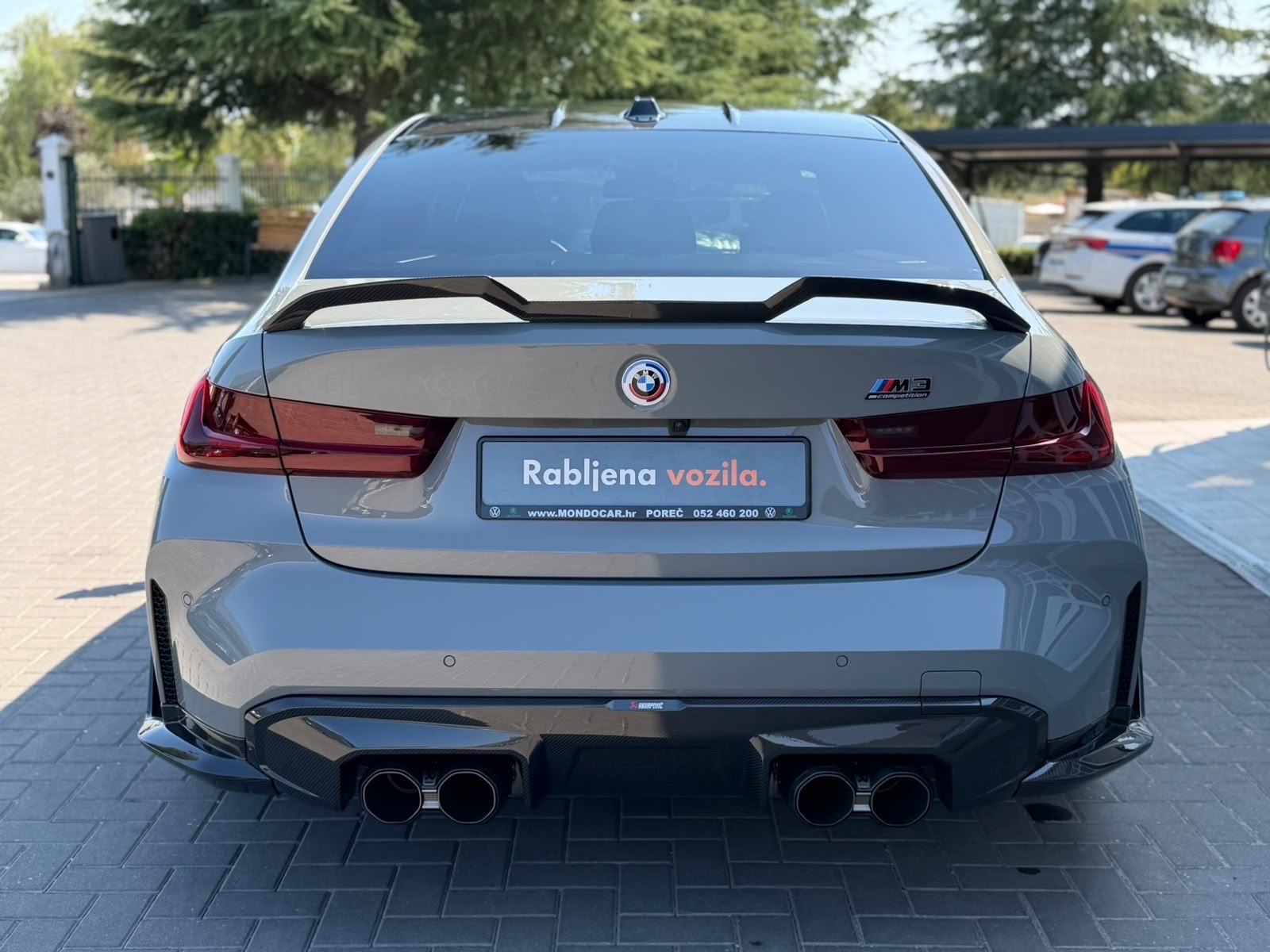 BMW M3 COMPETITION Individual Keramičke Koč. Akrapovic Adro KW V4 PPF, fotografija 6