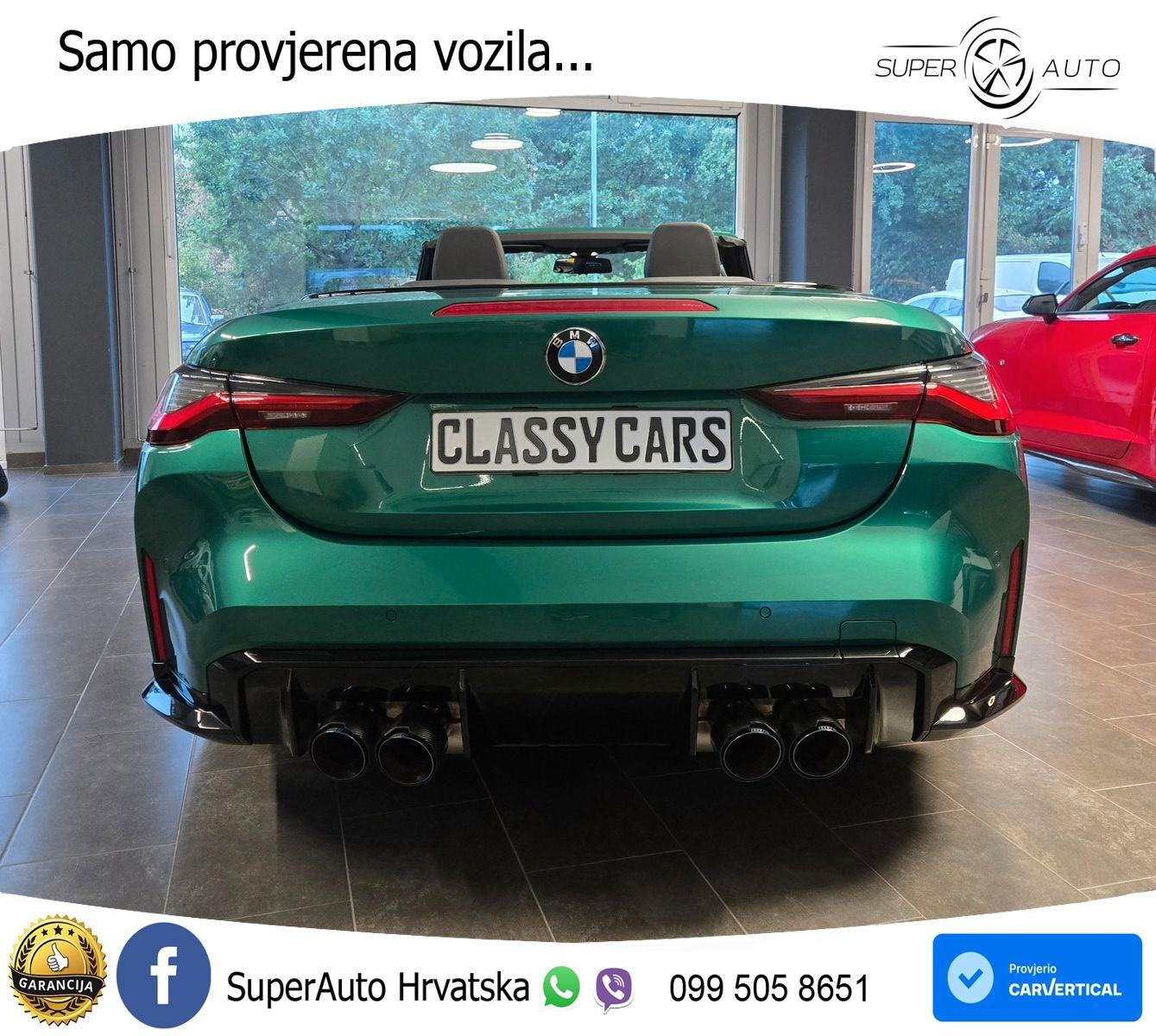BMW M4 Convertible Competition 3.0 (510 KS) xDrive Steptronic LED+GR S, fotografija 8