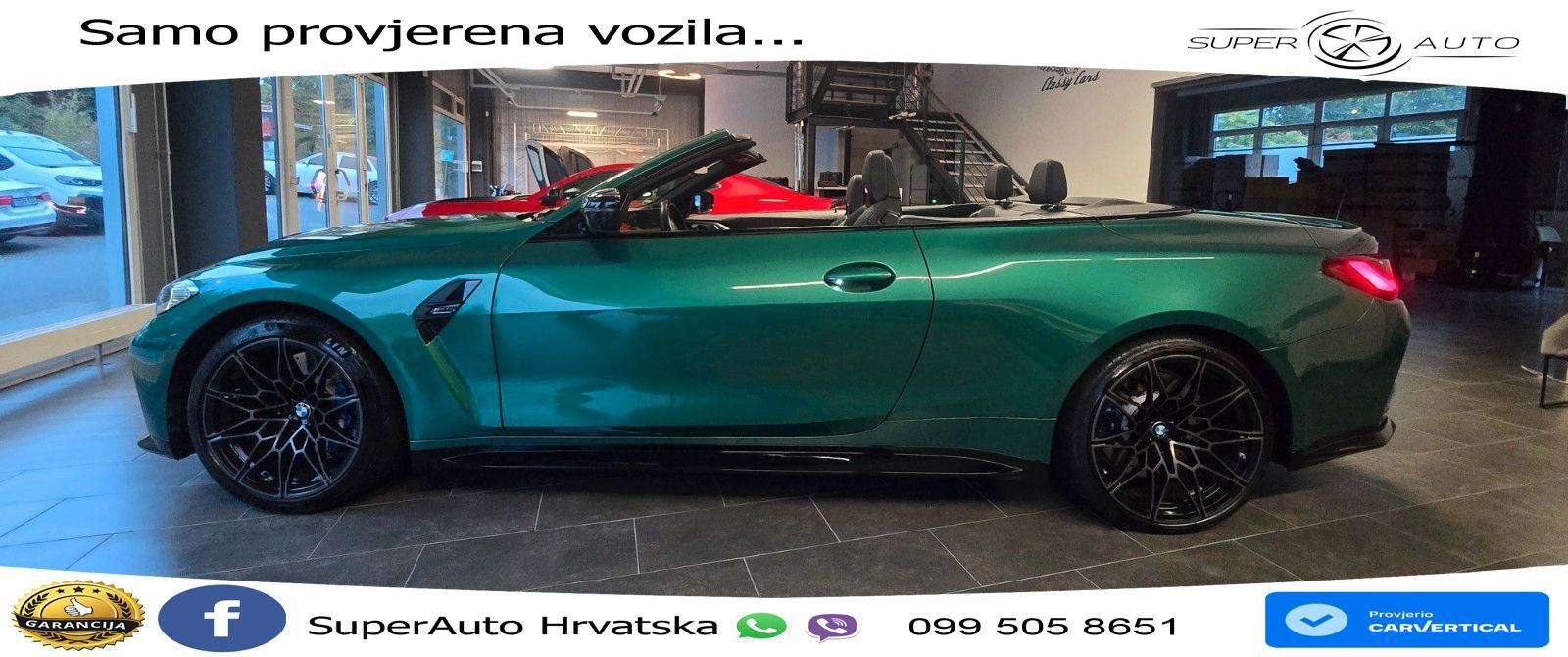 BMW M4 Convertible Competition 3.0 (510 KS) xDrive Steptronic LED+GR S, fotografija 10
