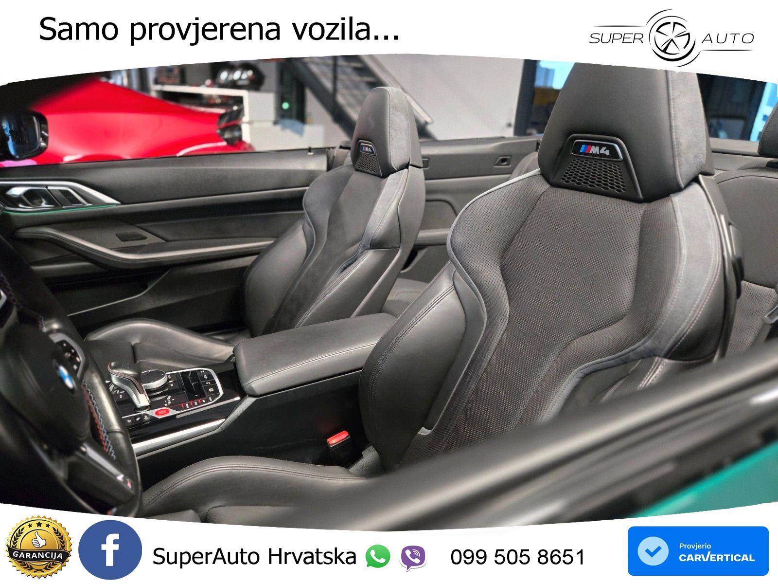 BMW M4 Convertible Competition 3.0 (510 KS) xDrive Steptronic LED+GR S, fotografija 18