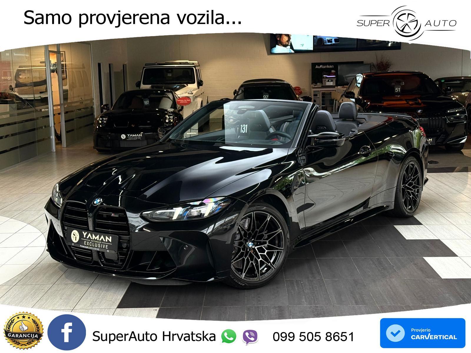 BMW M4 Convertible Competition 3.0 (530 KS) xDrive Steptronic LED+GR S