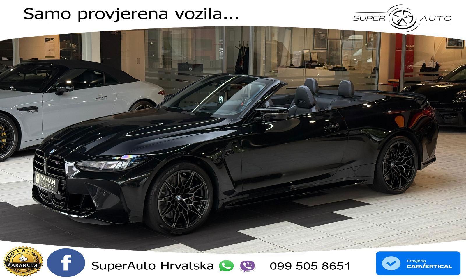 BMW M4 Convertible Competition 3.0 (530 KS) xDrive Steptronic LED+GR S, fotografija 2