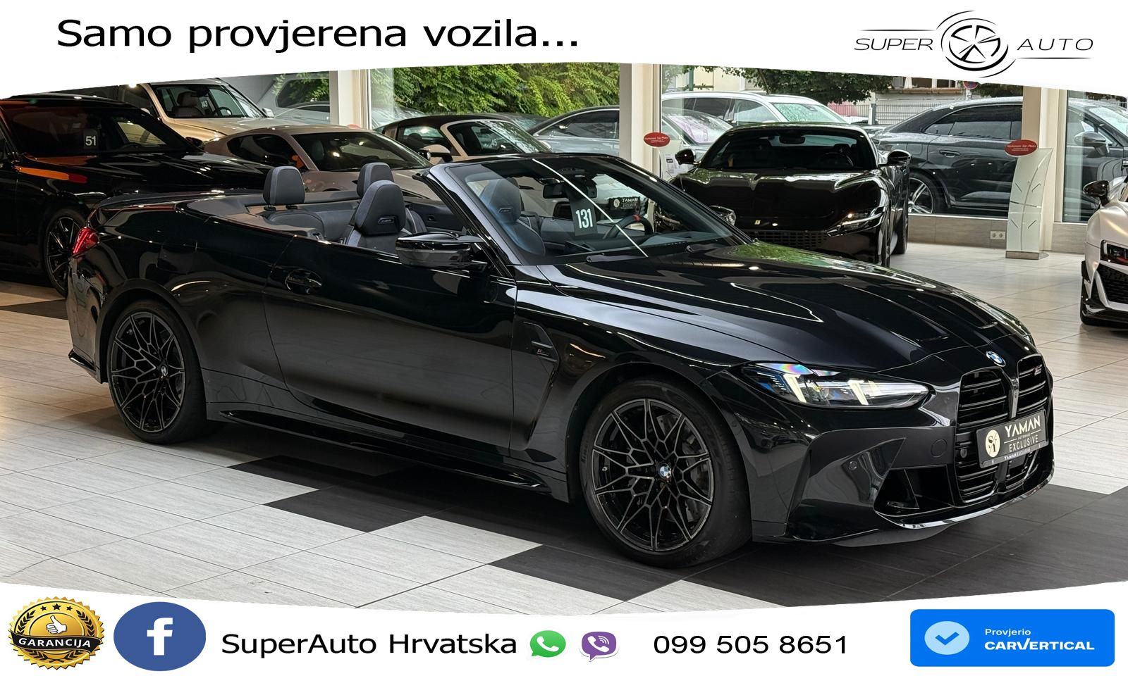 BMW M4 Convertible Competition 3.0 (530 KS) xDrive Steptronic LED+GR S, fotografija 4